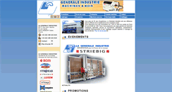Desktop Screenshot of generale-industrie.com